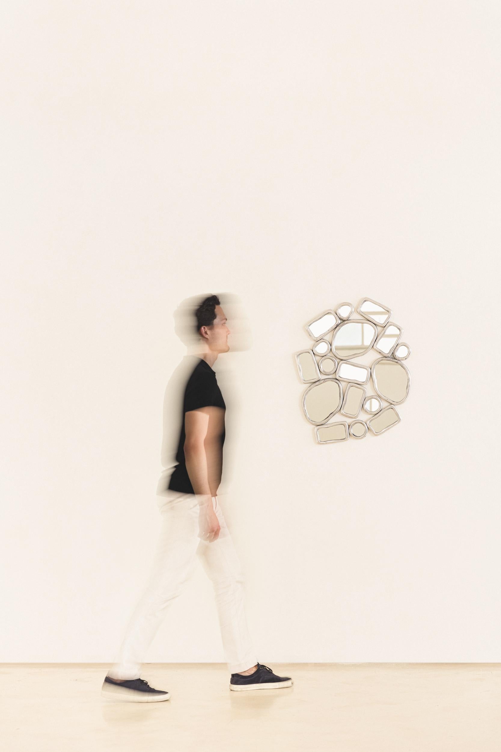 Brazilian Material Distortion Mirror by Lucas Recchia, 2023 For Sale