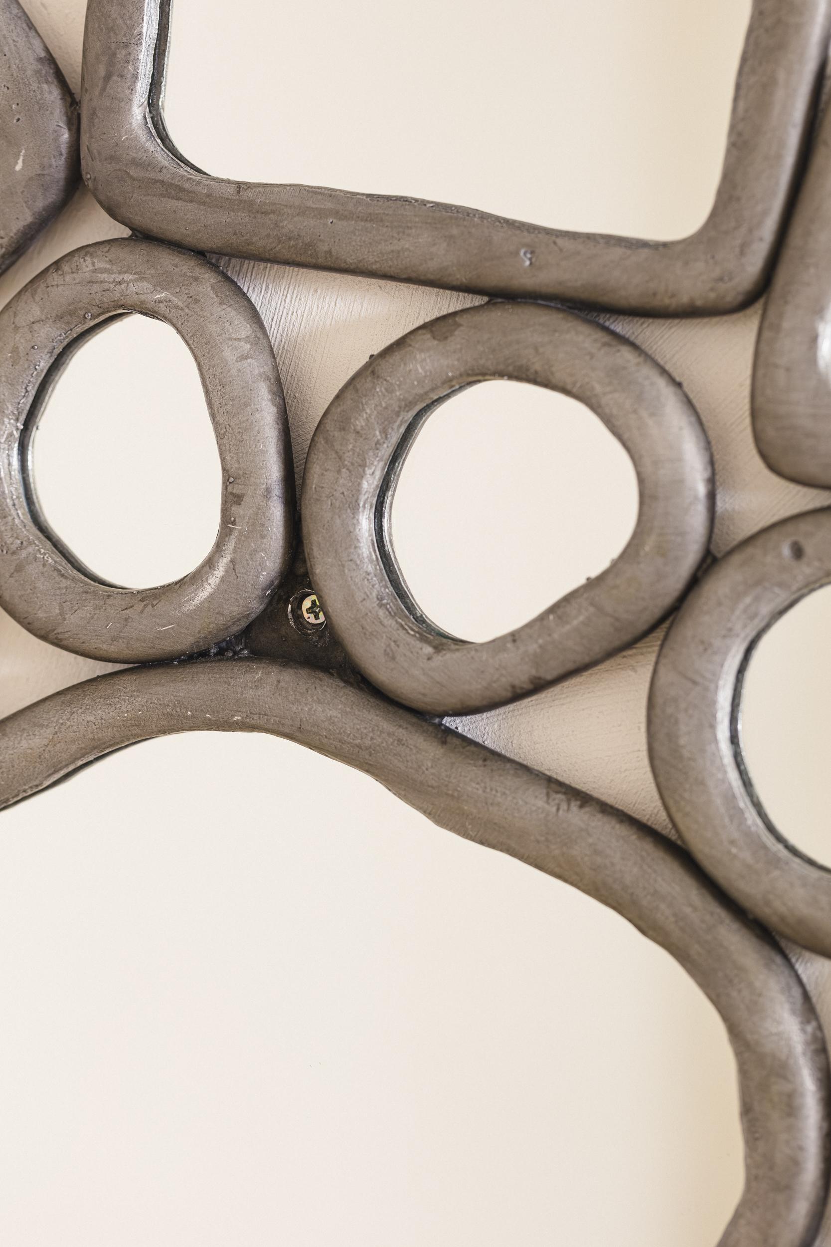Material Distortion Mirror by Lucas Recchia, 2024 For Sale 3