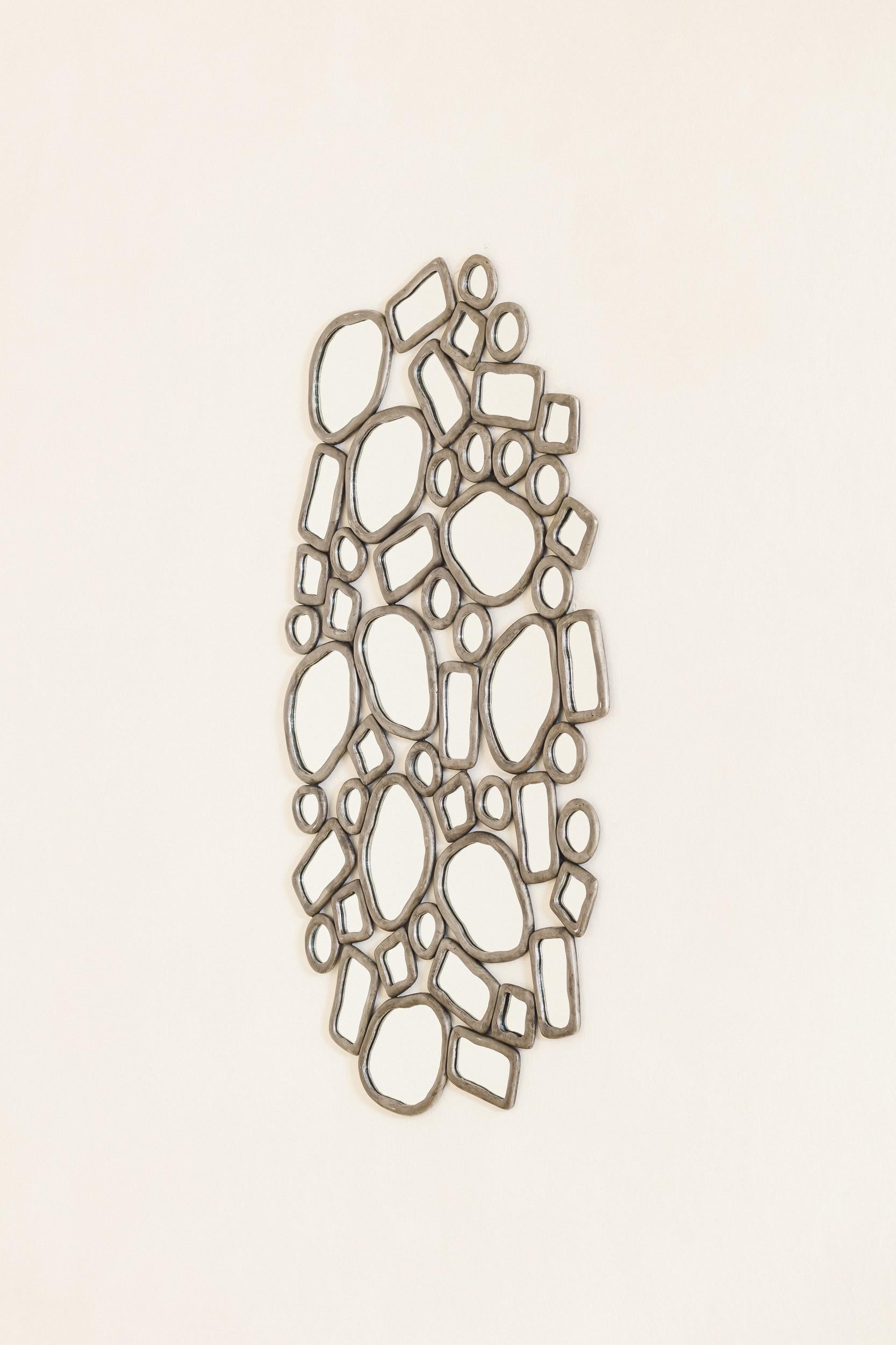 Post-Modern Material Distortion Mirror by Lucas Recchia, 2024 For Sale