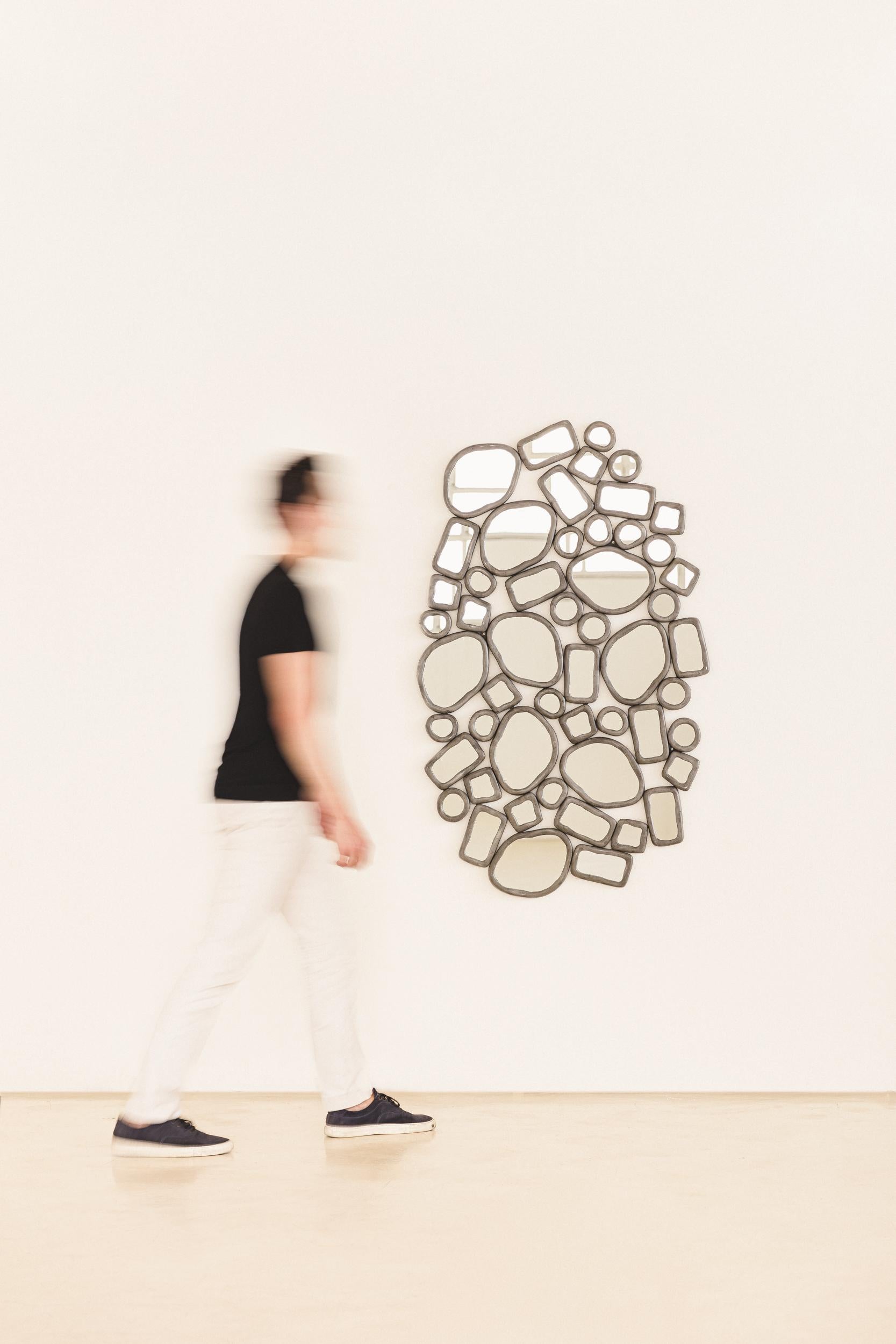 Material Distortion Mirror by Lucas Recchia, 2024 In New Condition For Sale In New York, NY