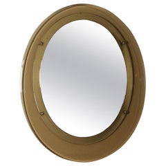Mirror Mirrored Glass Smoked Glass, Italy, 1960s