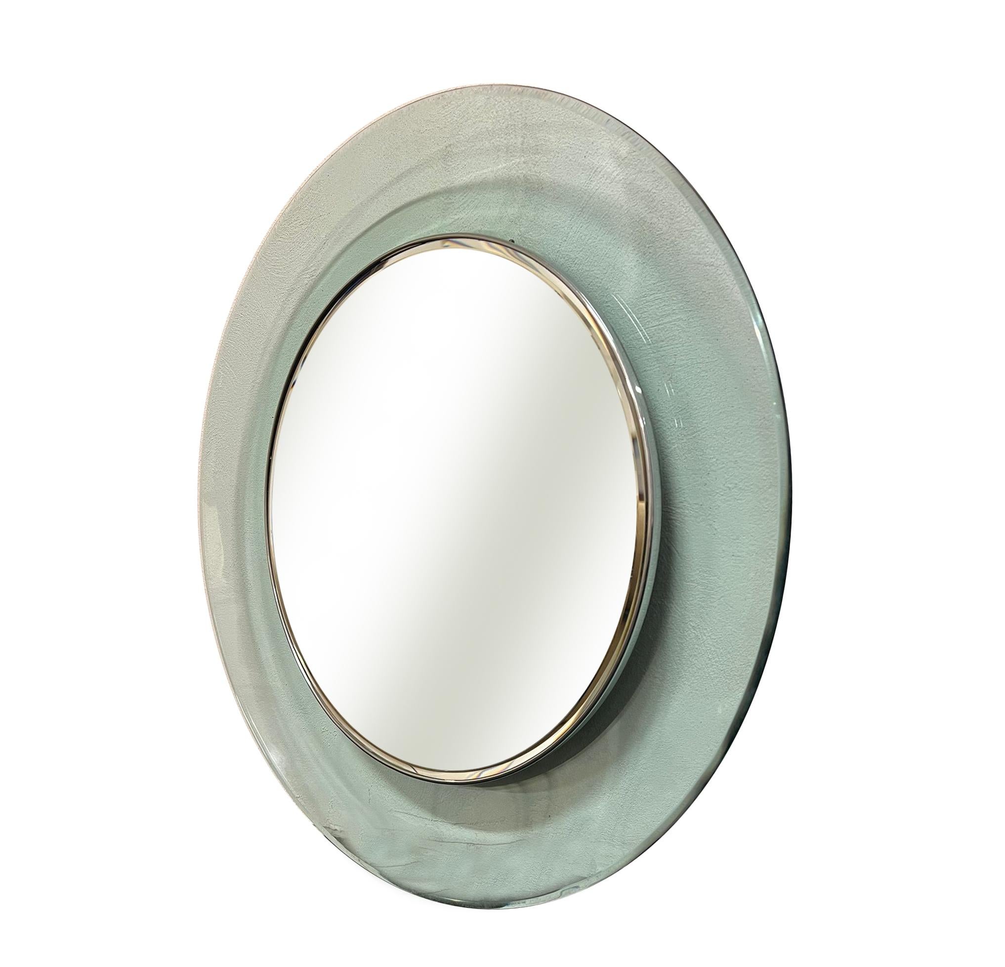 Italian Mirror Model 1669 Attributed to Max Ingrand, Italy, 1960 circa For Sale