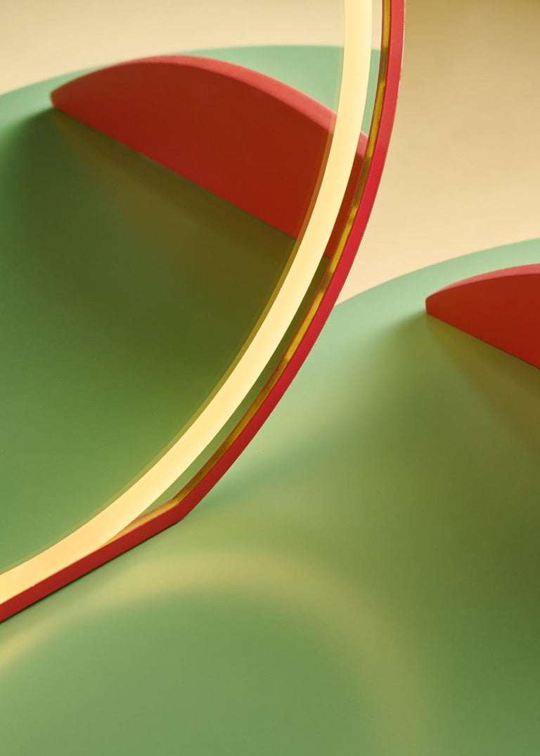 Mirror Moods Make Up Table, Brass, Steel and Wood, Made in UAE For Sale at 1stDibs