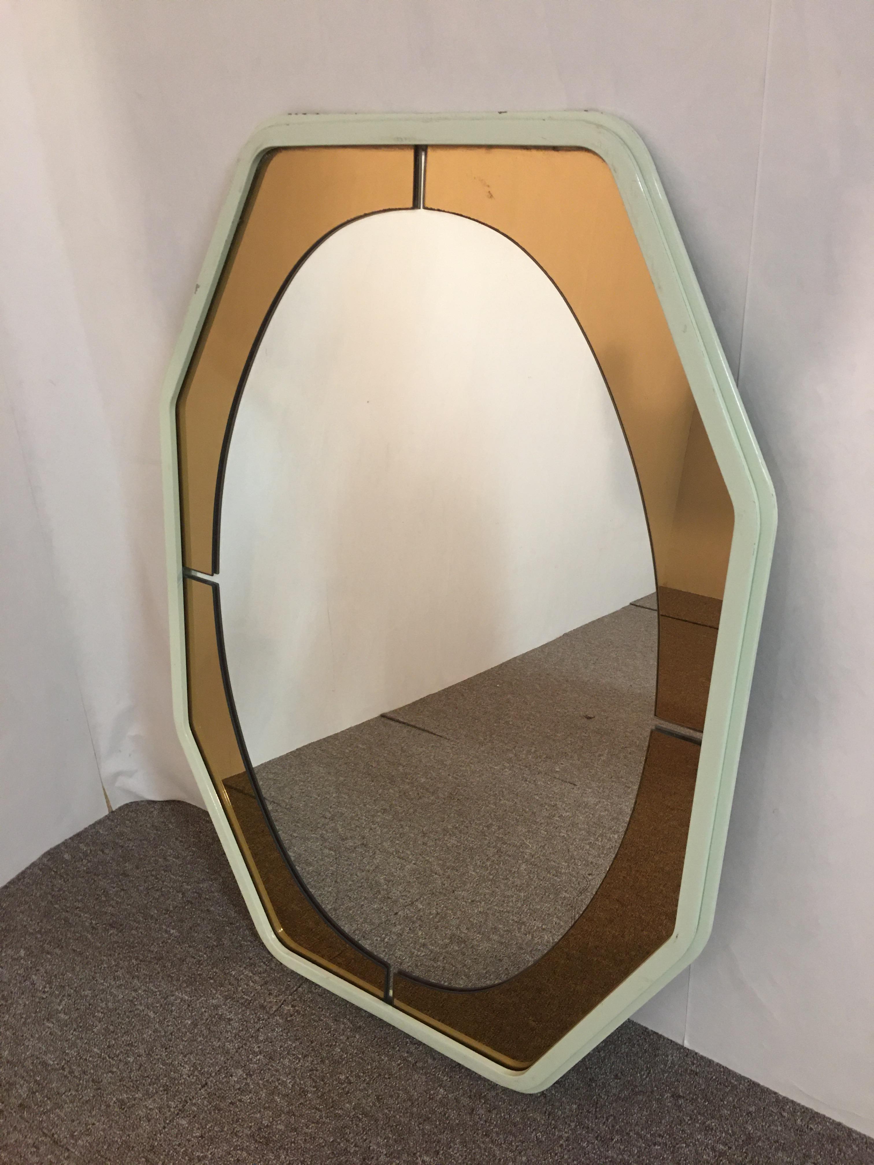 Miroir, Murano, Italie, 70 cm, fer État moyen - En vente à Nice, FR