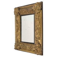 Mirror, Napoleon III-era Mirror, 19th Century, Mercury Mirror.