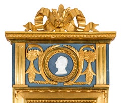 Mirror of Late Gustavian Stockholm Work, with Stockholm Hallmark, 18th Century