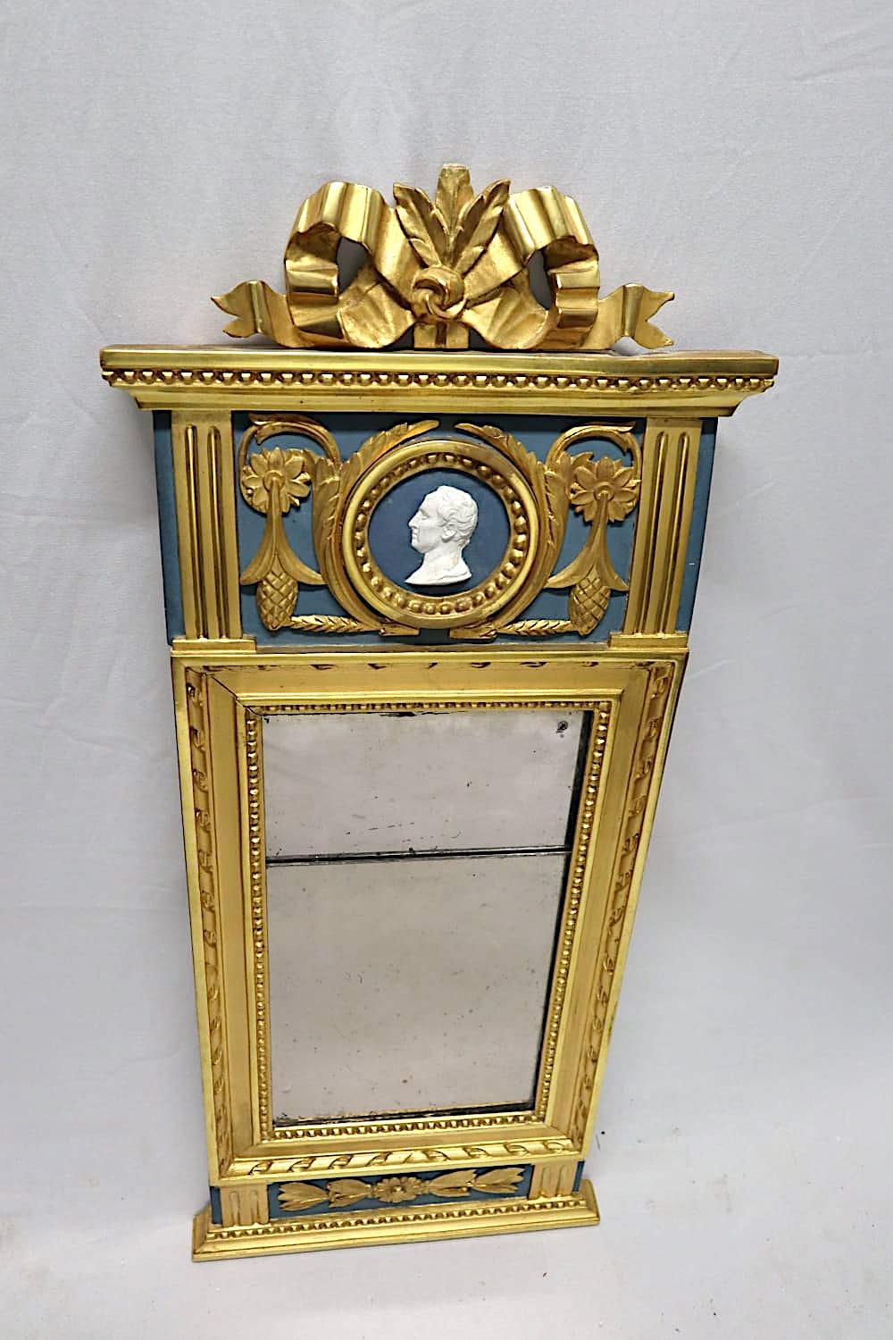 Mirror of Late Gustavian Stockholm Work, with Stockholm Hallmark, 18th Century In Good Condition For Sale In Virum, DK