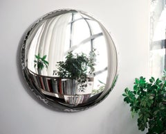 Specchio 'OKO 120' in acciaio inox lucido di Zieta (in magazzino)