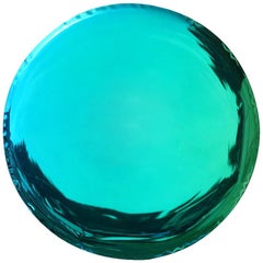 Mirror 'OKO 95' Gradient, in stainless steel by Zieta
