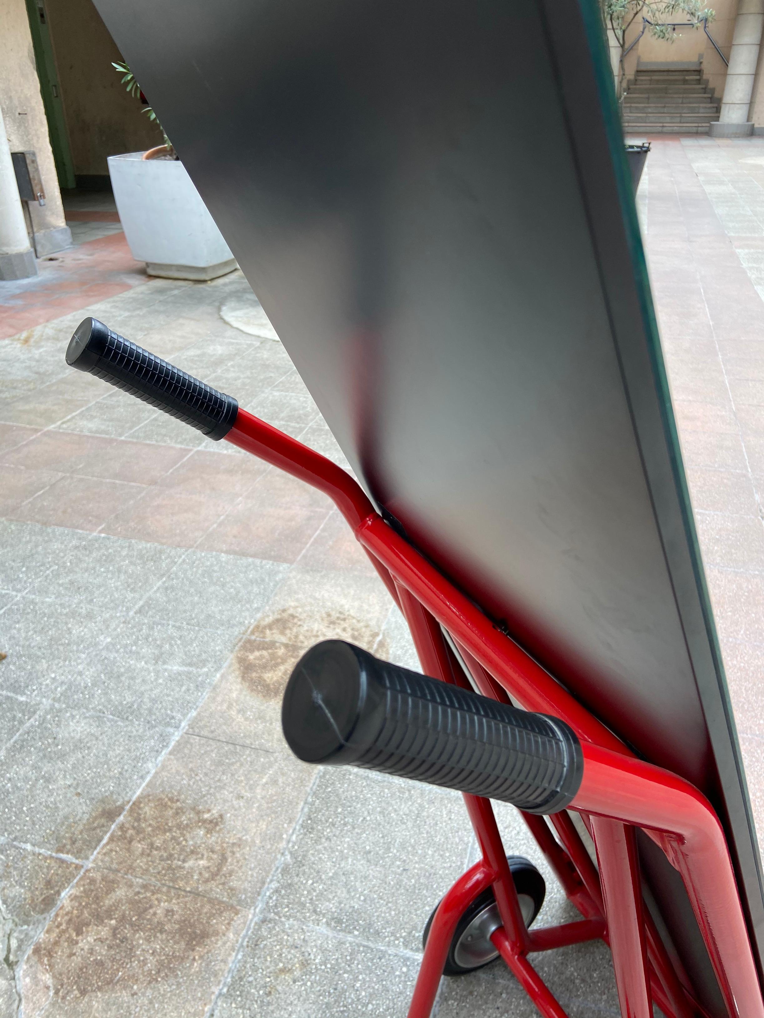 European Mirror on Trolley, Jean-Paul Gaultier for Roche Bobois, 2000