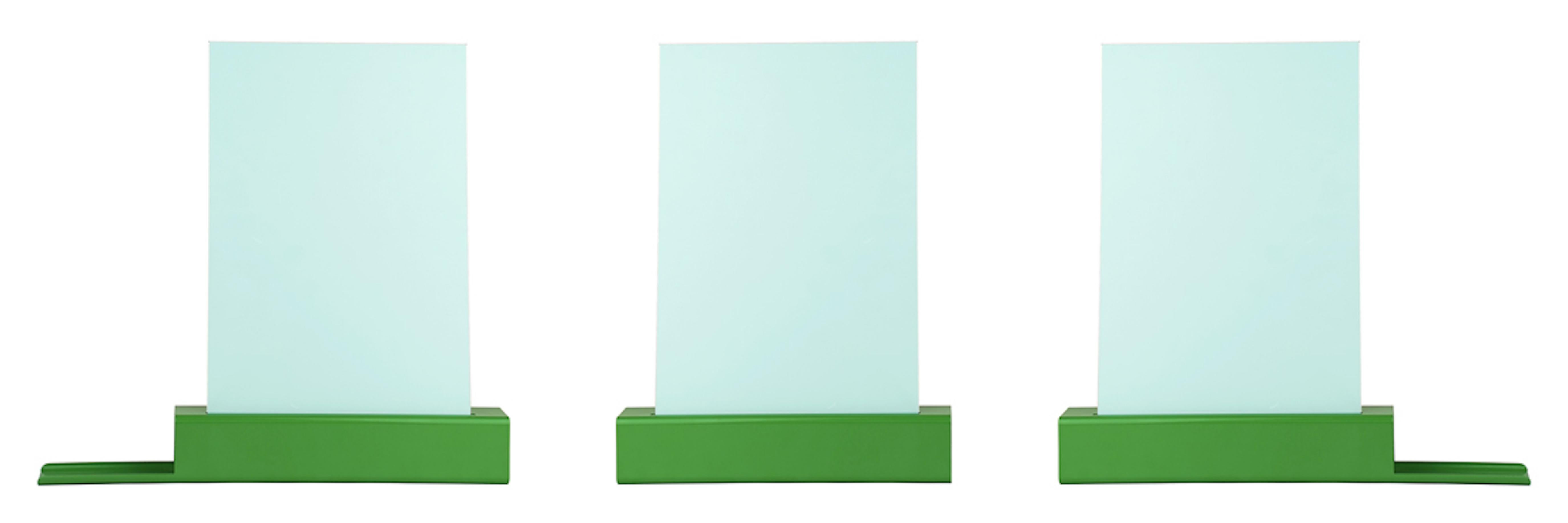 Dutch Mirror One Medium Plateau Right modern industrial metal mirror collection/ Green For Sale