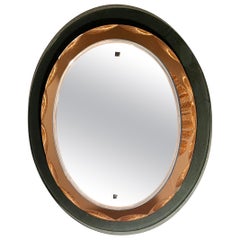 Mirror Oval Shaped Attributed to Max Ingrand for Fontana Arte, 1960s