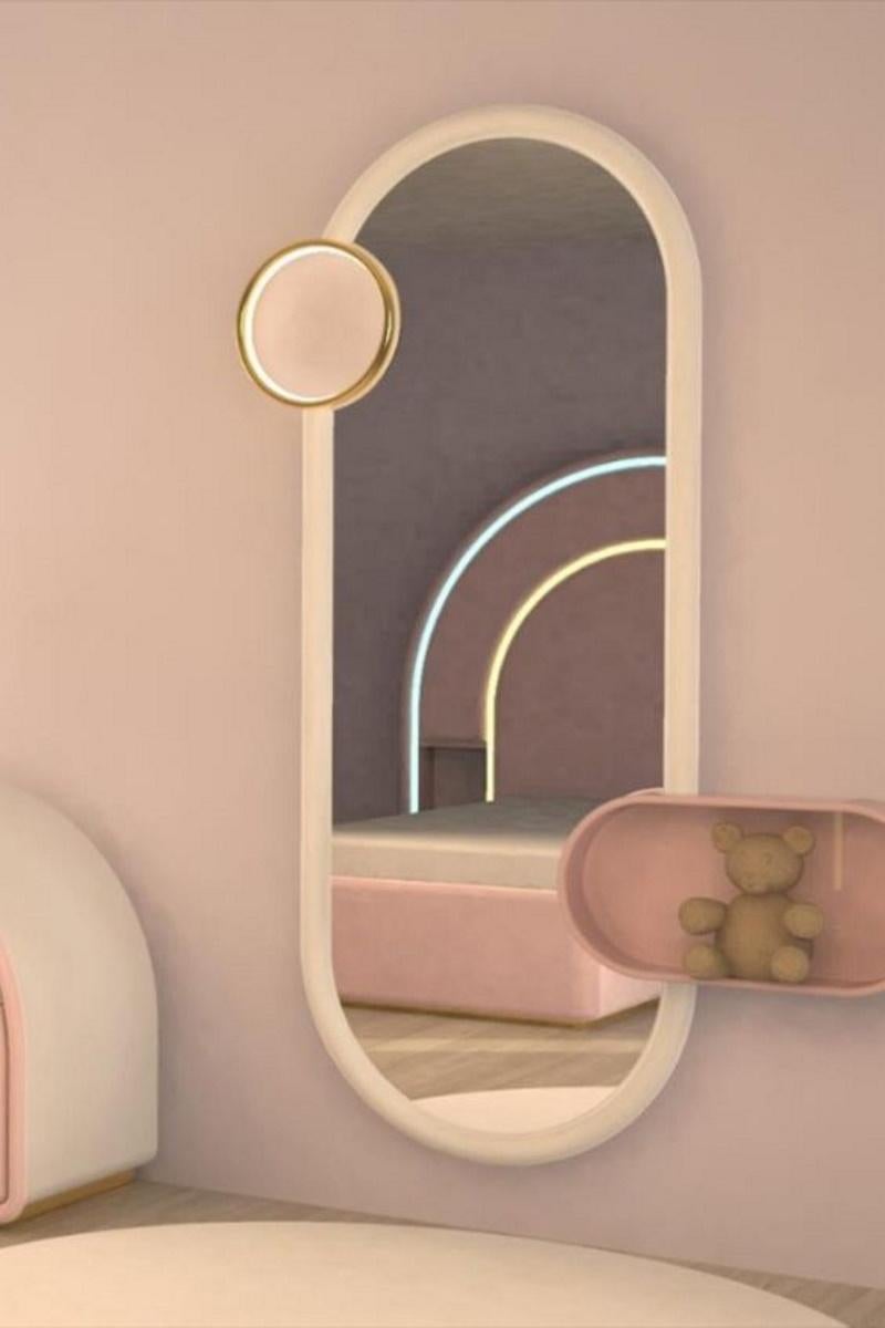 Contemporary Mirror Ovals 1 For Sale