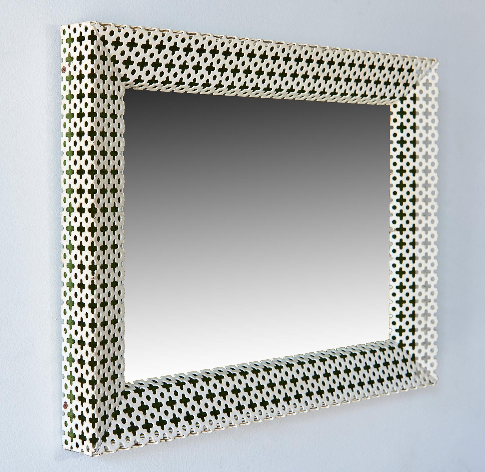 Enameled Mirror or Picture-Frame by Mathieu Matégot For Sale