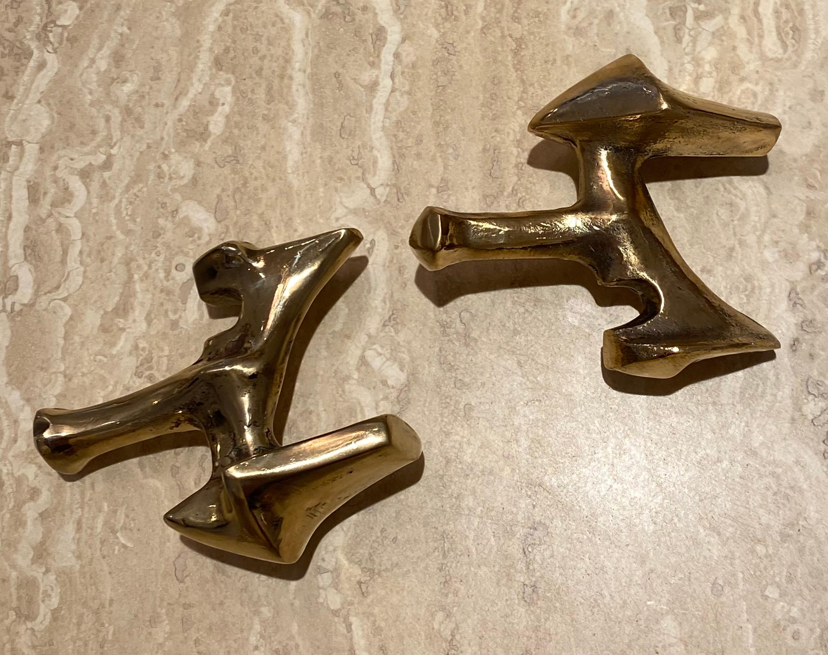 Mirror Polished Bronze Abstract Objects by Barbara Beretich In Good Condition For Sale In Palm Desert, CA