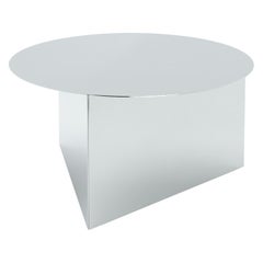 Mirror Prisma Circle 70 Coffee Table by Sebastian Scherer