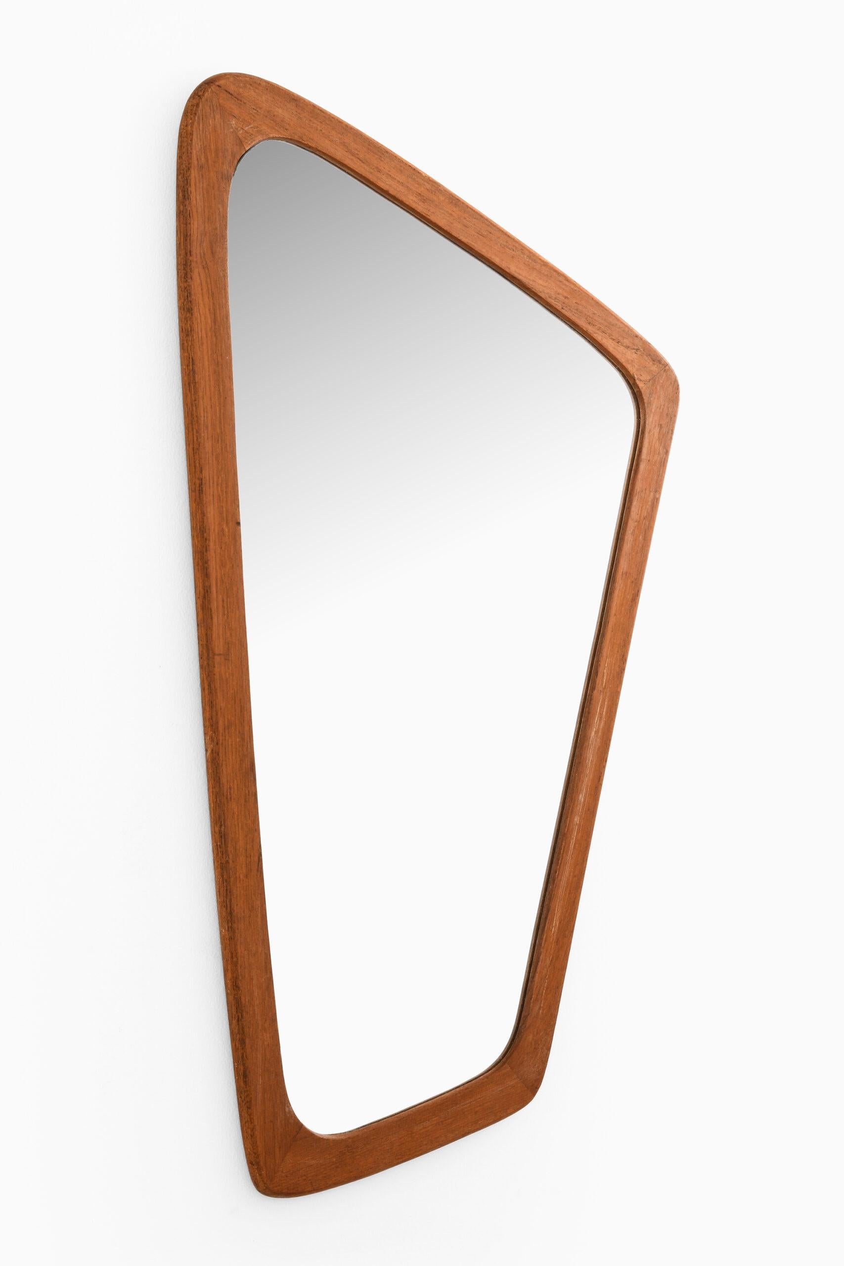 Scandinavian Modern Mirror Produced in Denmark For Sale