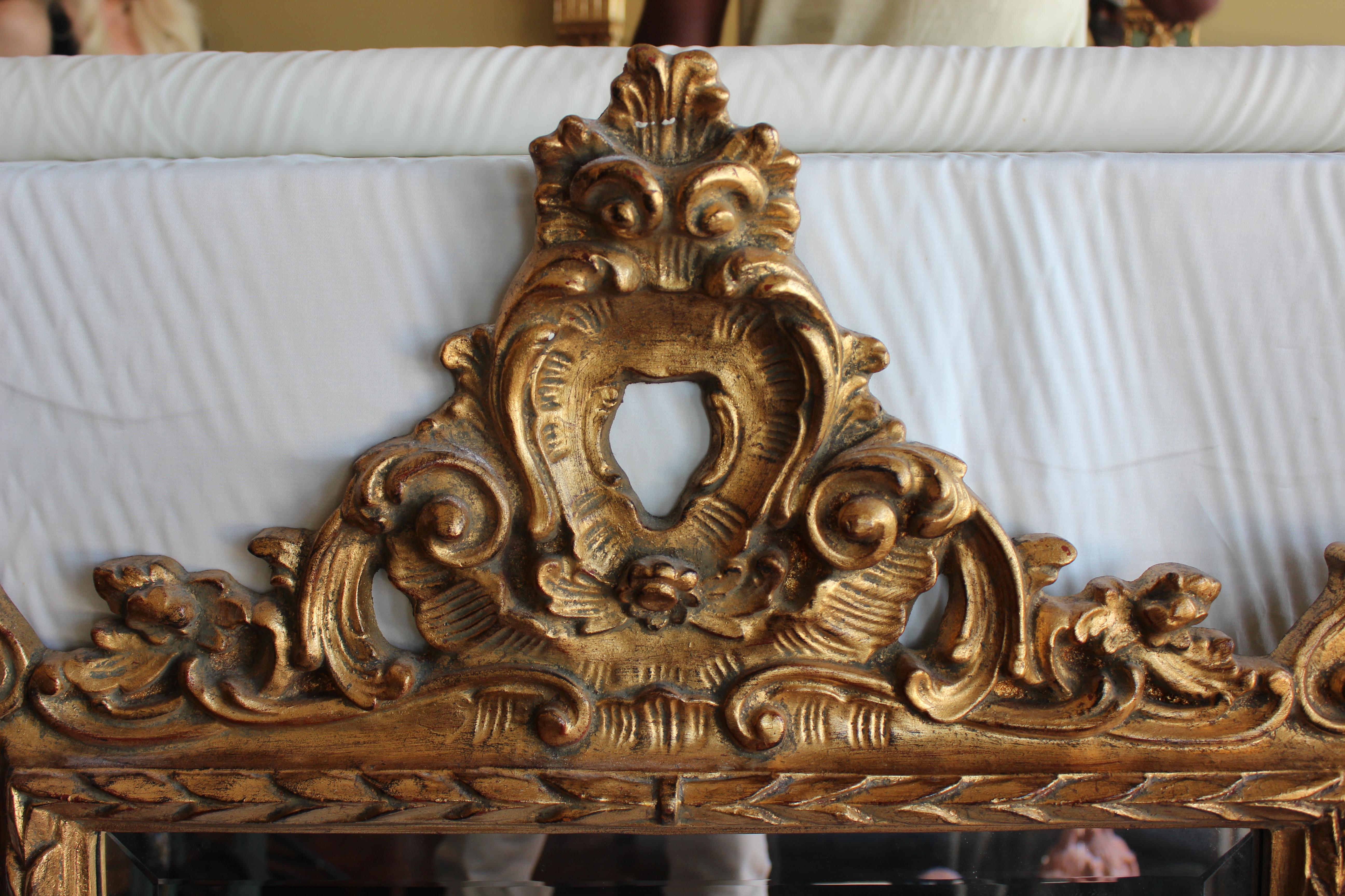 gold rococo mirror