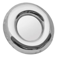 Mirror 'Rondel 36' in Polished Stainless Steel, by Zieta