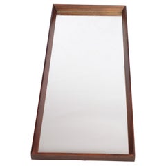 Specchio in palissandro, design danese degli anni '60
