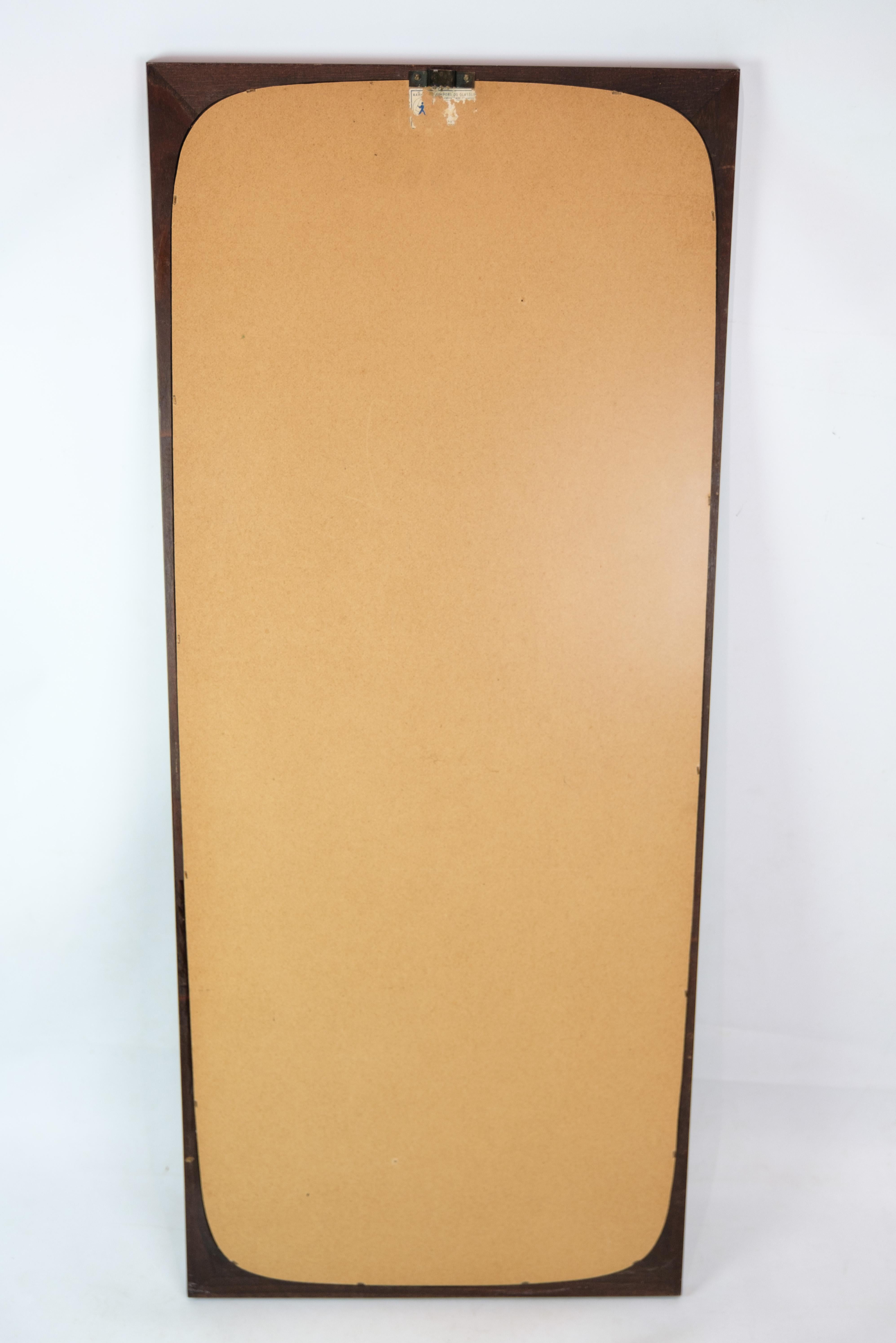 Mid-Century Modern Mirror, Rosewood, Danish Design, 1960 For Sale