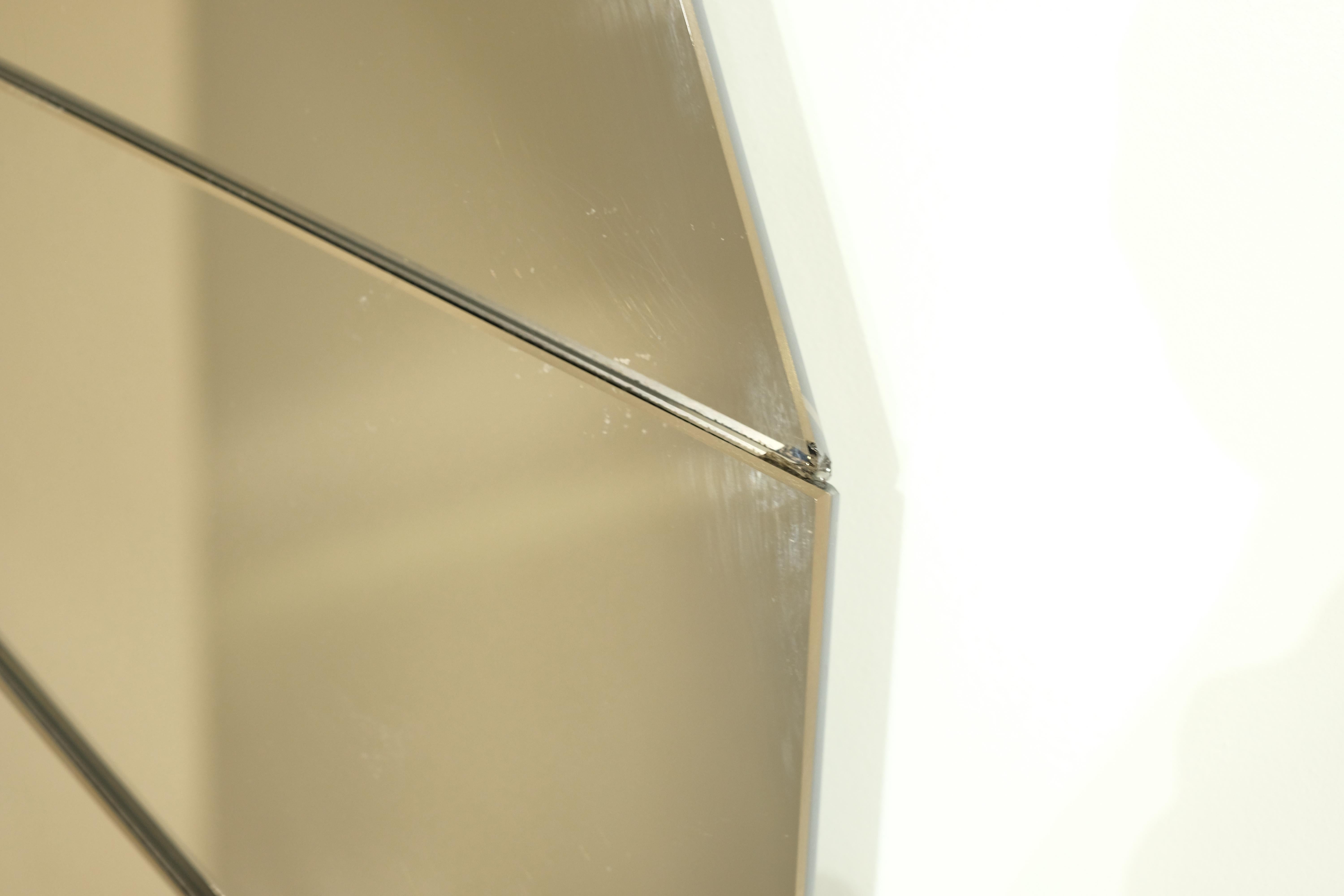 Italian Mirror Semiramide attributed to Gae Aulenti for Fontana Arte - 1970s For Sale