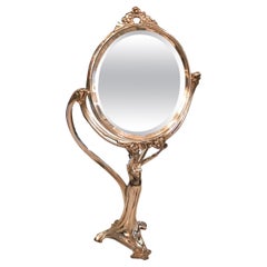 Panneau de miroir, WMF, année 1910, Jugendstil, Art nouveau, Liberté, Allemagne
