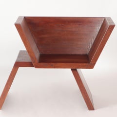 "Mirror" Solid Reclaimed Teak Club Chair designed by Maximilian Eicke for Max ID