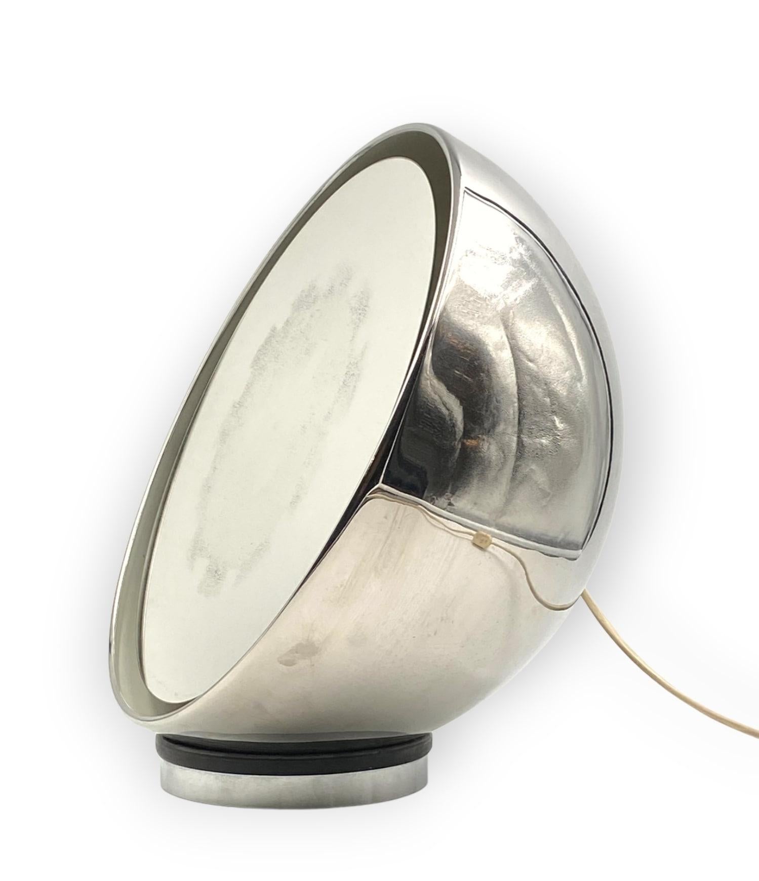 Mirror Spherical Table Lamp, Italy, 1970s For Sale 7
