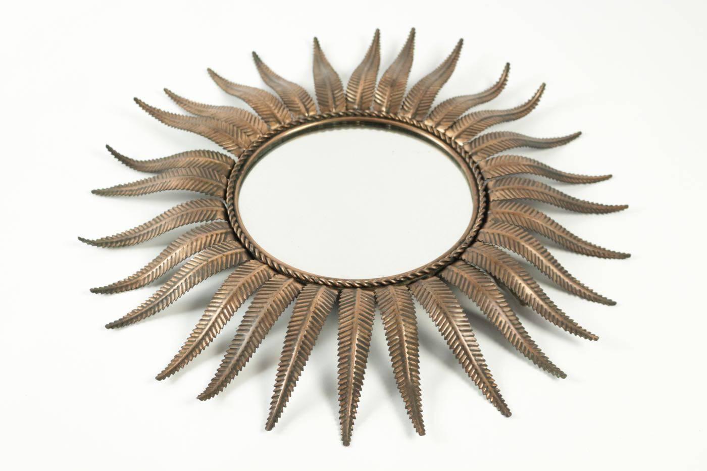 Mirror, Sun, 1960 In Good Condition In Saint-Ouen, FR