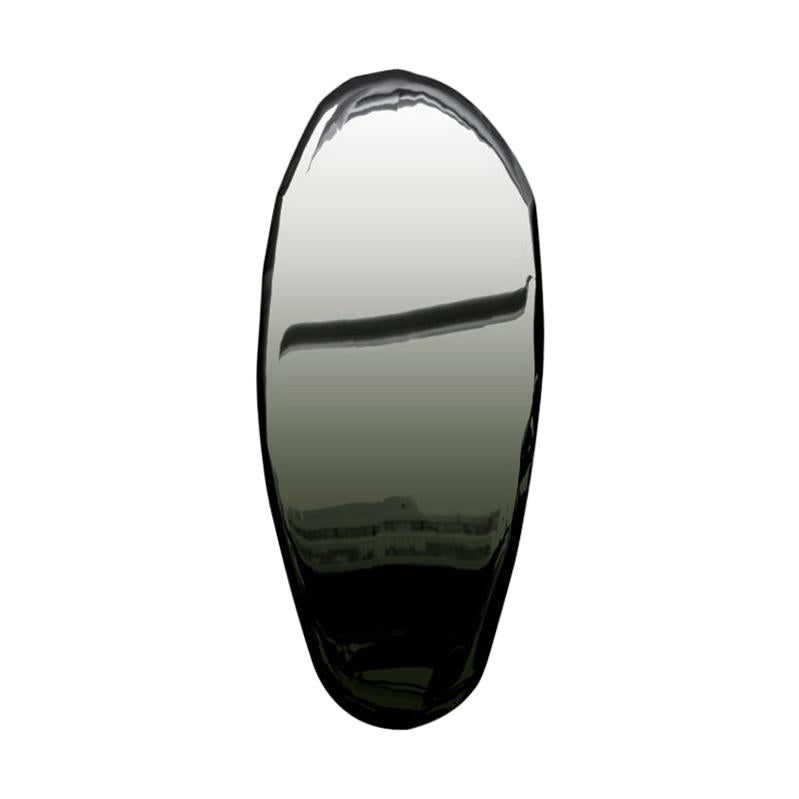 Mirror Tafla O1 Dark Matter, in Polished Stainless Steel by Zieta For Sale