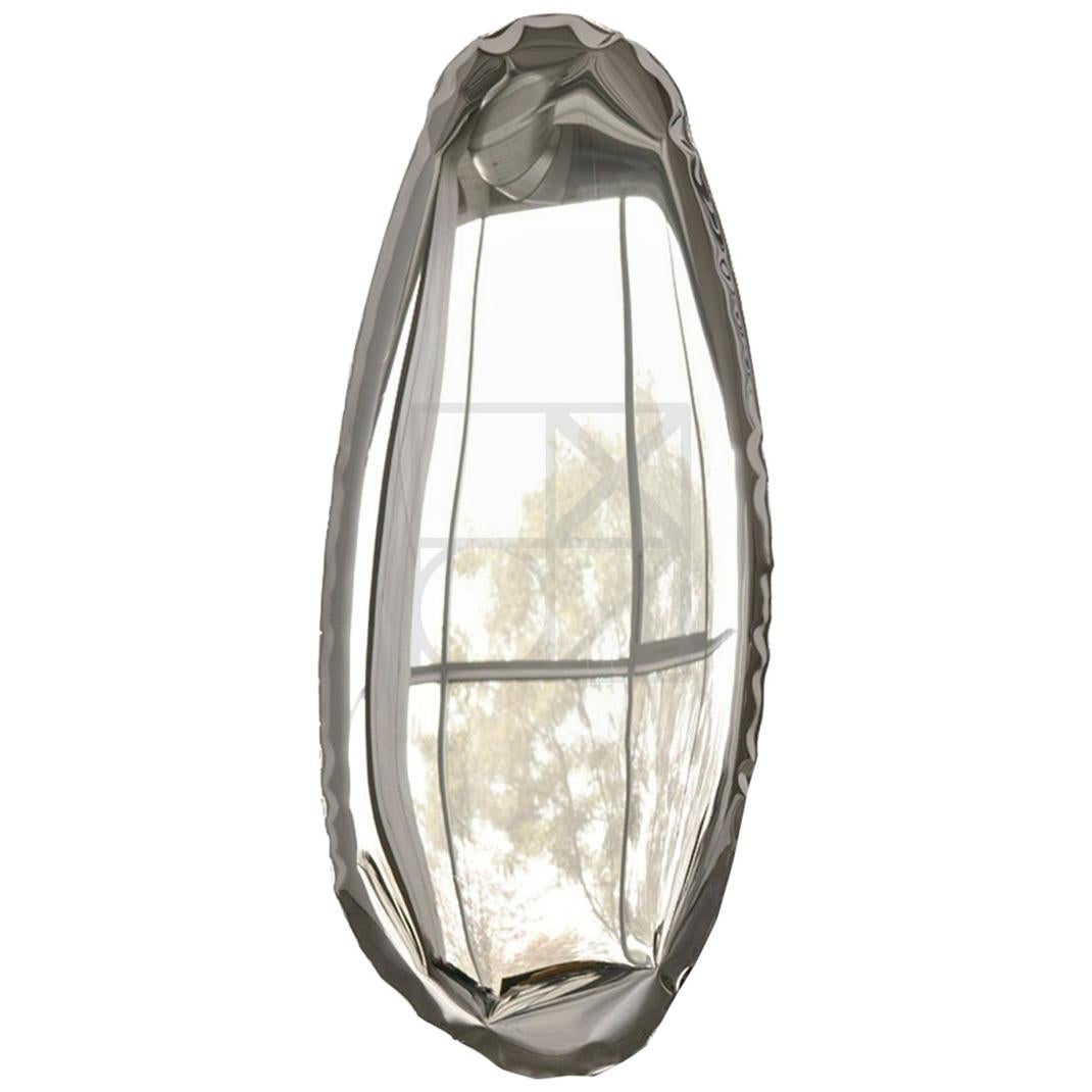 Mirror 'Tafla O1' in Polished Stainless Steel by Zieta