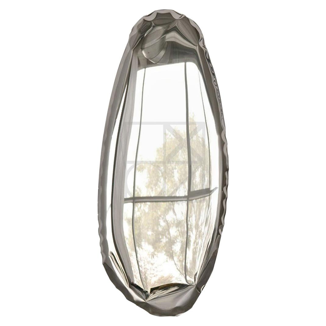 Mirror 'Tafla O1' in Polished Stainless Steel by Zieta