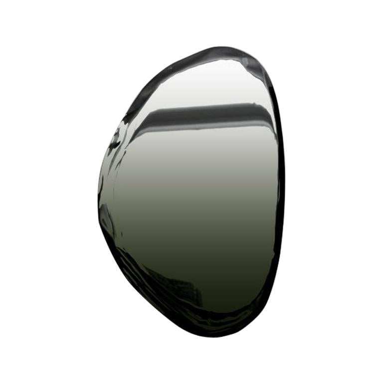 Spiegelspiegel Tafla O2 Dunkelmatt, aus poliertem Edelstahl von Zieta