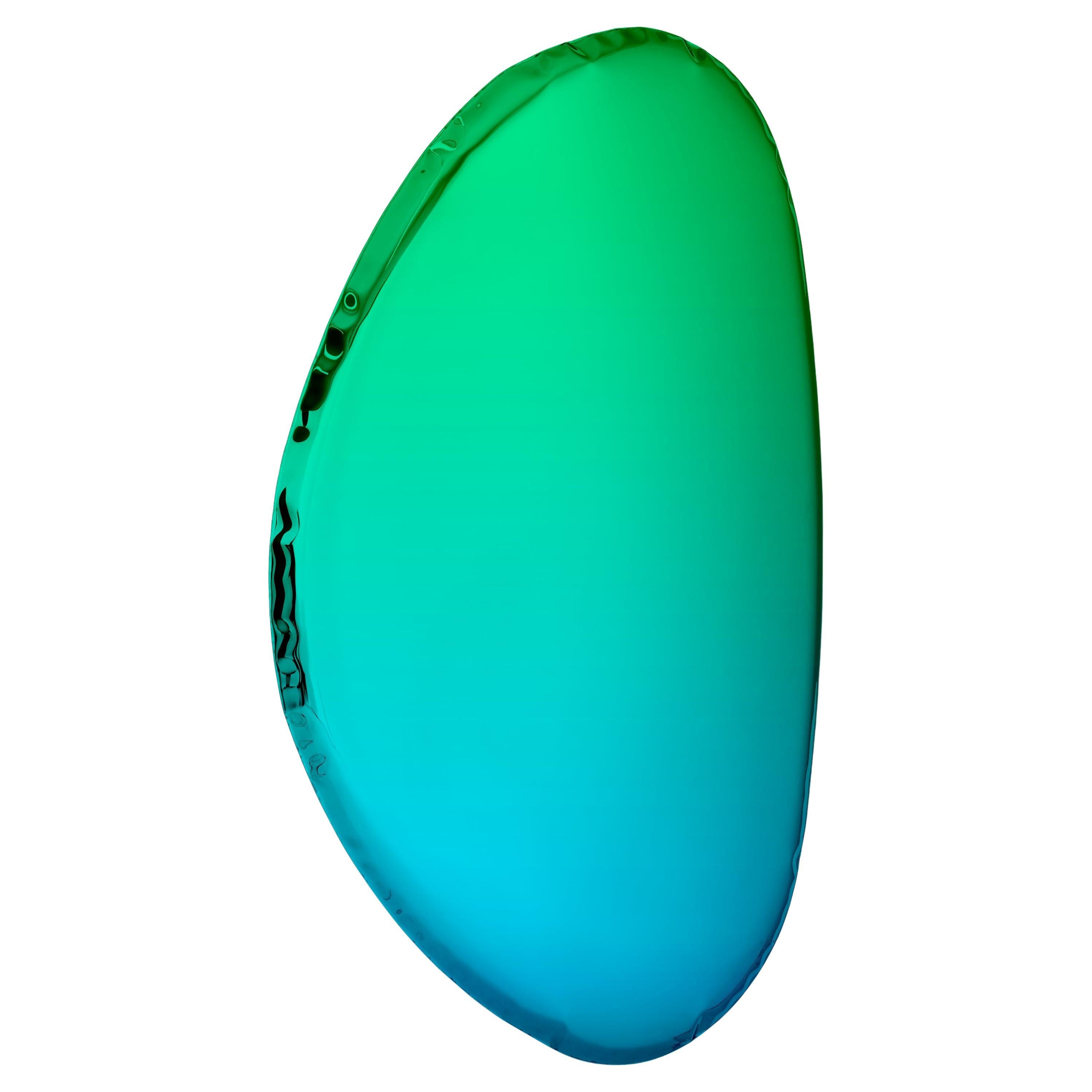 Mirror Tafla O2 Gradient von Zieta, Smaragdgrün + Saphirblau