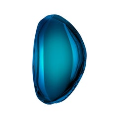 Espejo Tafla O3 Deep Space Blue, en acero inoxidable pulido de Zieta