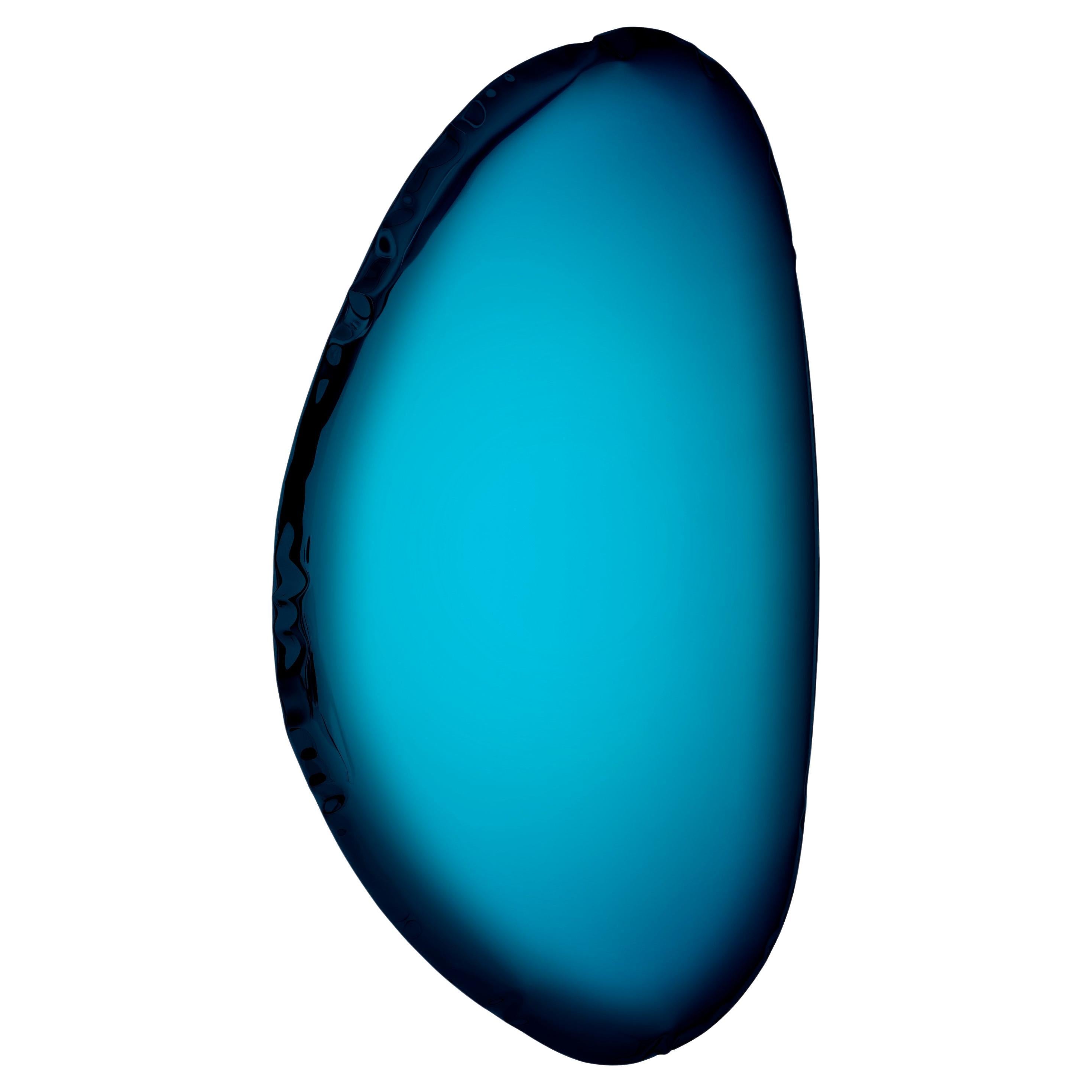MiroirTafla O3, acier inoxydable de Zieta, bleu profond espace