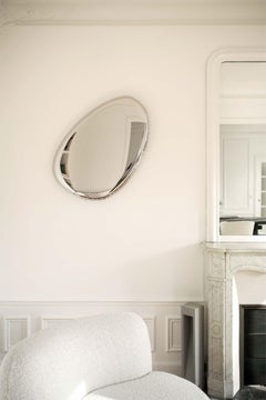 Mirror 'Tafla O4.5' in Polished Stainless Steel by Zieta (in stock)