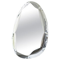 Mirror 'Tafla O4.5' in Stainless Steel by Zieta