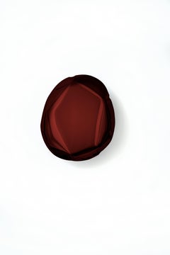Mirror Tafla O5 Rubin Red, in Polished Stainless Steel by Zieta