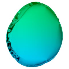 Mirror Tafla O6 Gradient, Emerald & Sapphire by Zieta