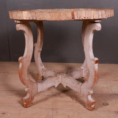 Mirror Topped Lamp Table