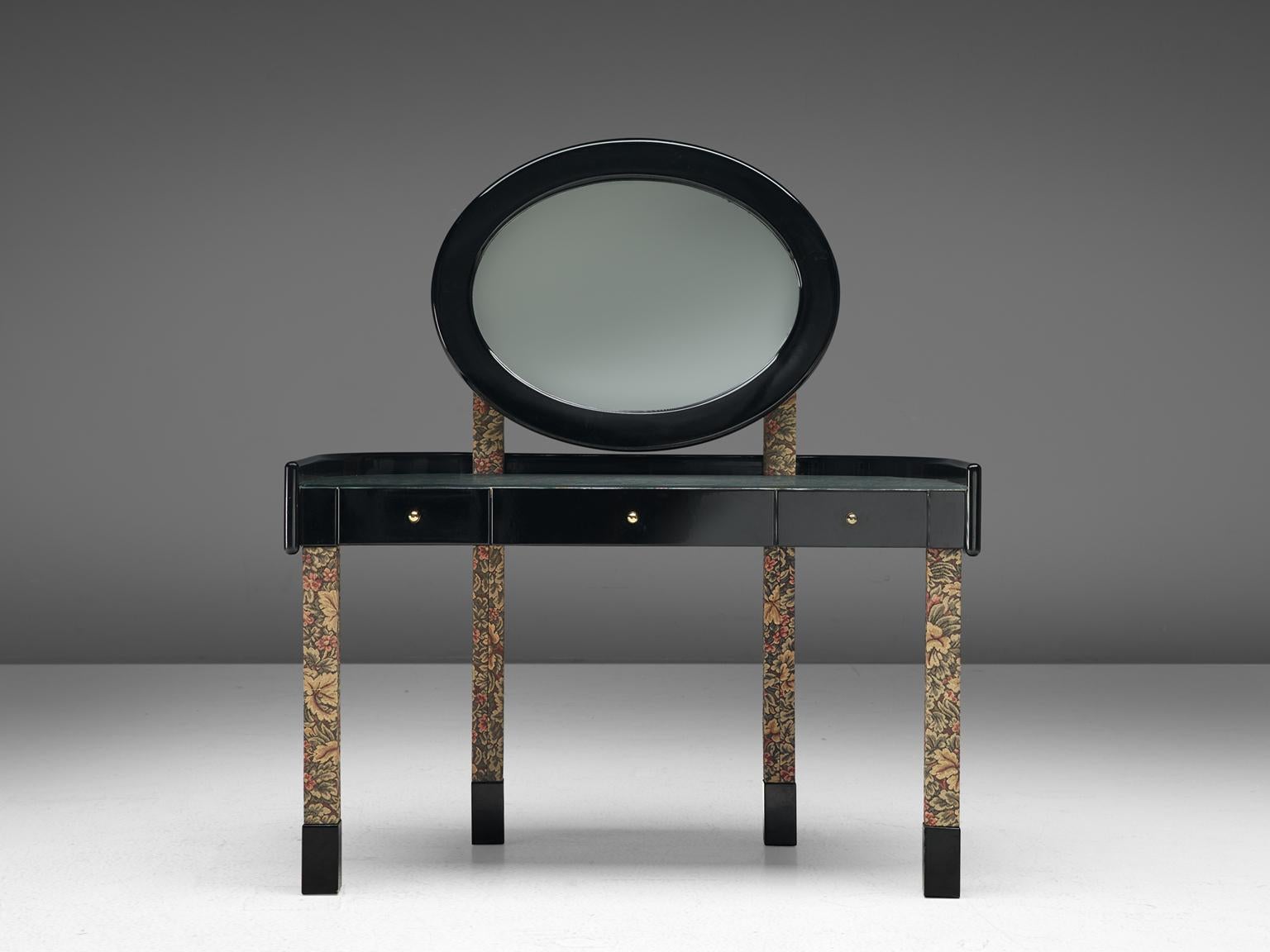 Mid-Century Modern Mirror Vanity Set by Franco Maria Ricci for SCIC, 1980s