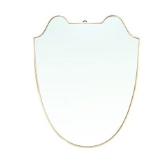 Mirror with Brass Frame, 1950s