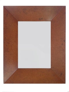 Mirror with Deep Well Carpathian Elm Burl Frame, Designed by Edward Wormley