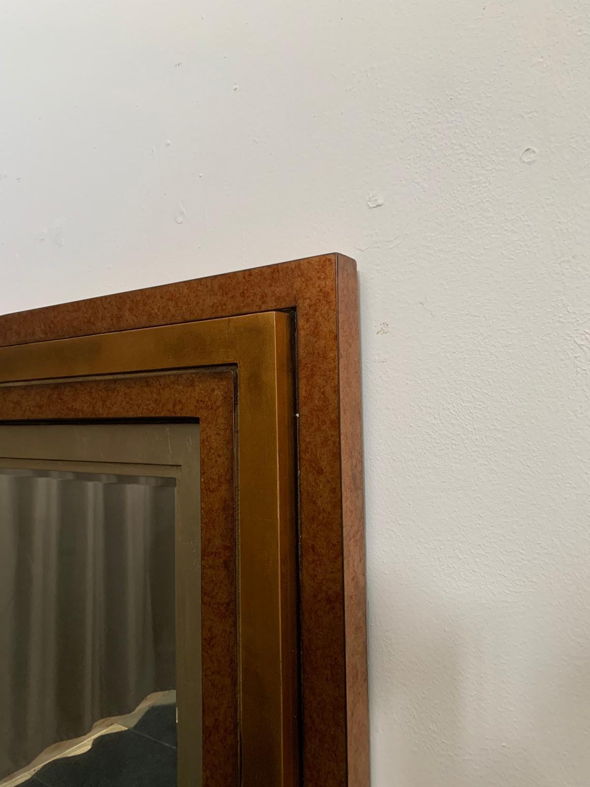 Miroir à épaisseur à quatre reliefs et riches finitions métalliques Bon état - En vente à Montelabbate, PU