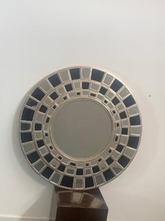 Mirror with Glass Dowel Frame, 1990s