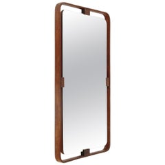Mirror with Leather Frame, 1960s