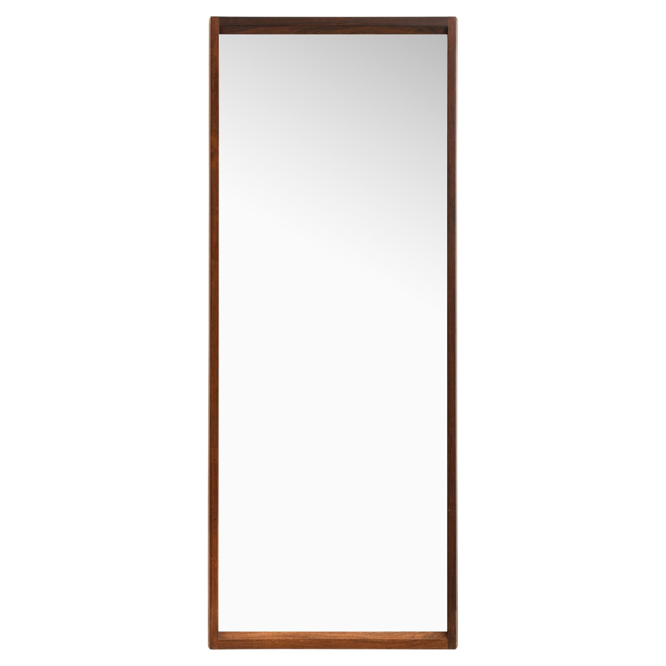 Mirror with Rosewood Frame by Kai Kristiansen, 1950s