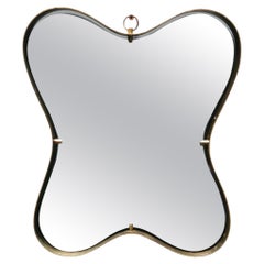 Mirror with Shaped Brass Profile. Prod. Fontana Arte, Italy, 1950